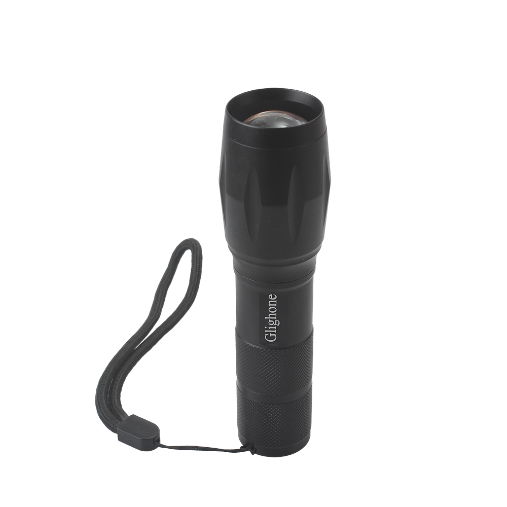 Glighone Lighting flashlight, outdoor USB charging, super bright long-range, mini portable flashlight, multifunctional, durable Lighting flashlight