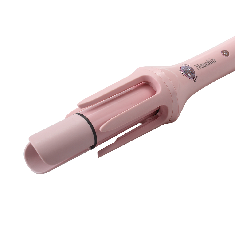 Neuehin Electric curler, rotating curler 1.1 "1.25" curler, automatic curler, adjustable temperature, fast heating curler