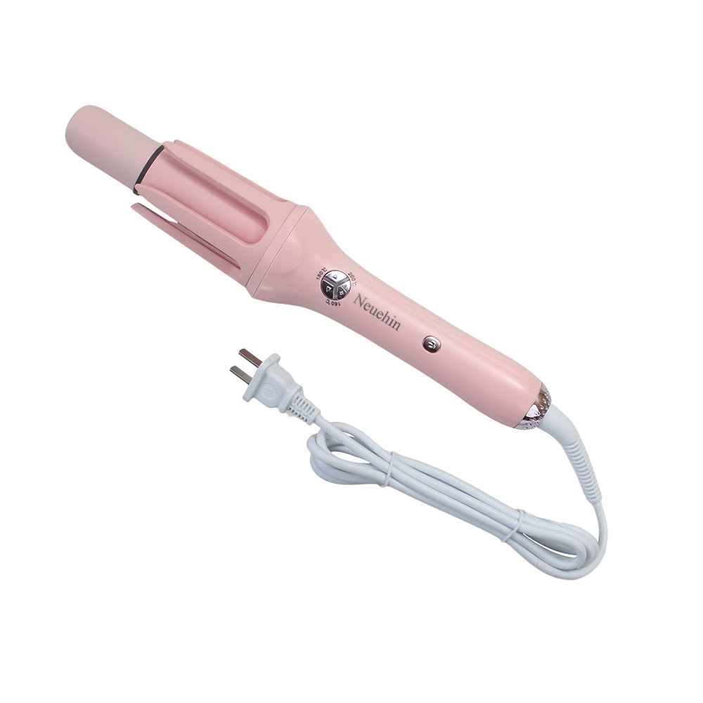 Neuehin Electric curler, rotating curler 1.1 "1.25" curler, automatic curler, adjustable temperature, fast heating curler