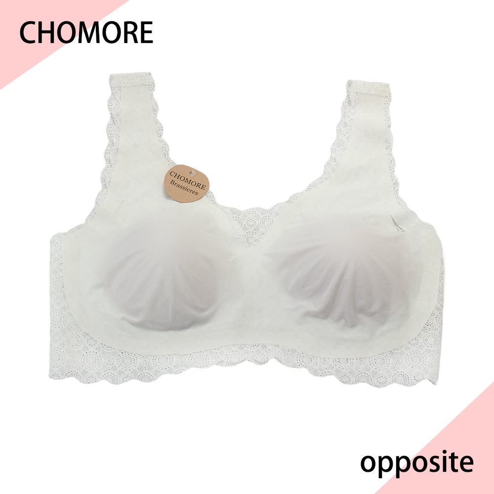 CHOMORE Brassieres, soft, comfortable, and seamless without steel rings, gathering bra