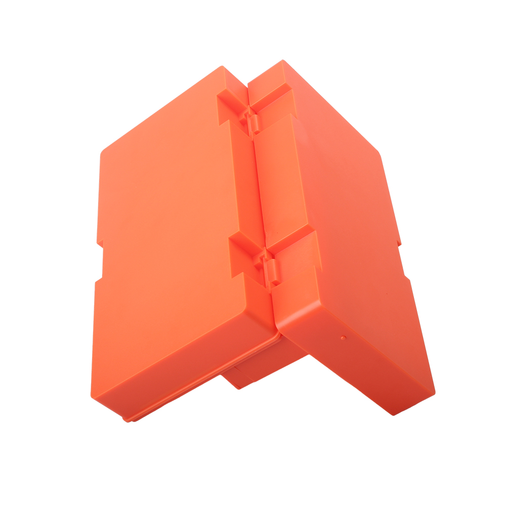 CUSTEAM Fishing bait box, outdoor storage box, fishing hook, fishing line, double-layer, sturdy, drop resistant, folding fishing bait box