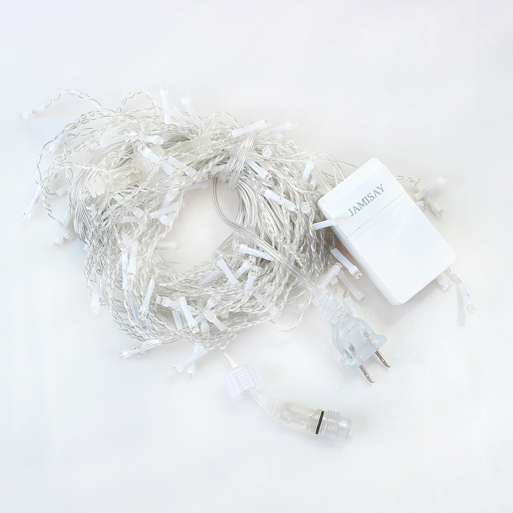 JAMISAY Christmas electric light string outdoor plug-in festive atmosphere light 30M 300 decorative light string