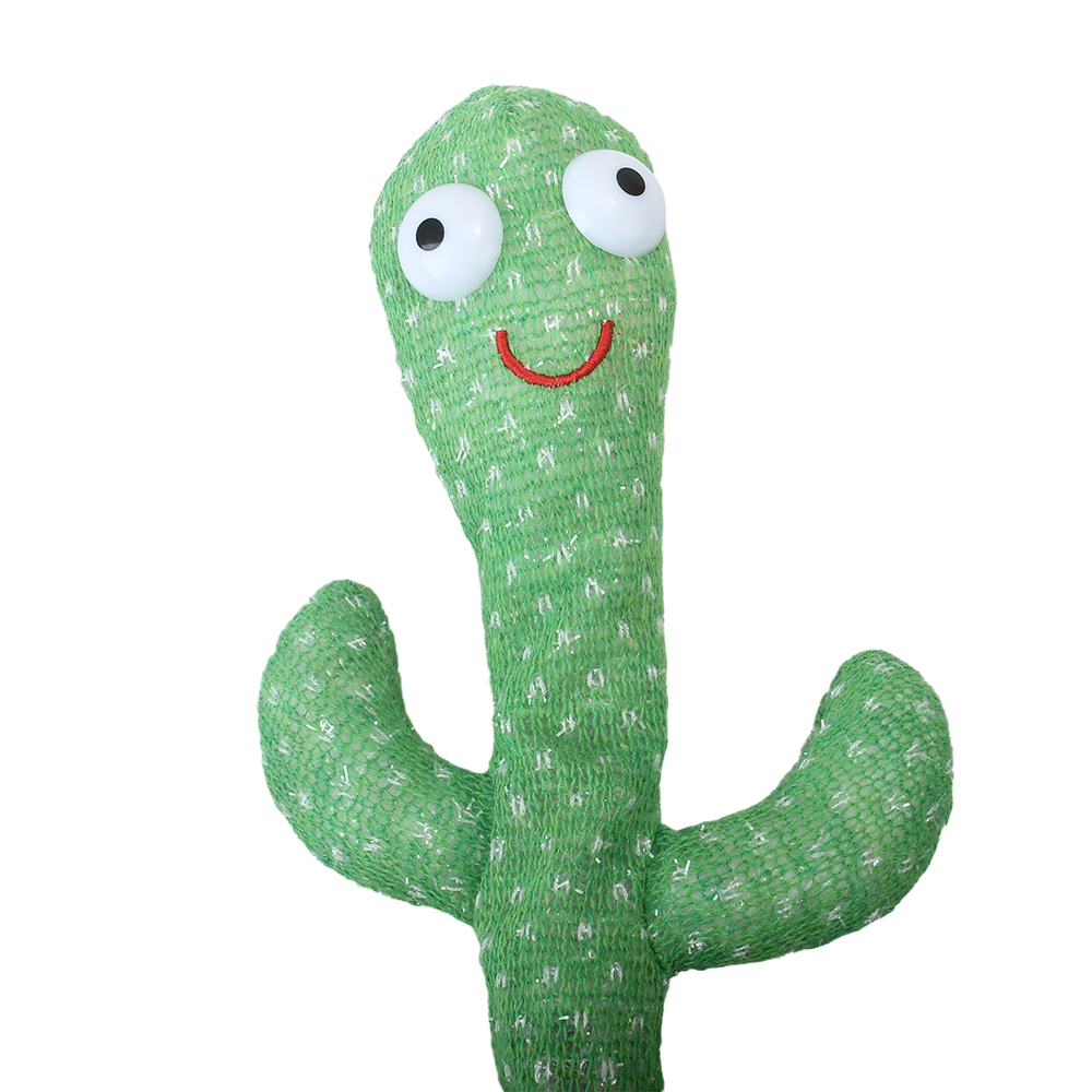 SILK ROLL Smart Plush Toy,Kids Dancing Talking Cactus Toys for Baby Boys and Girls