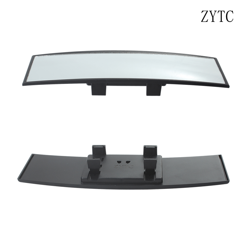 ZYTC Rearview Mirror, Anti Glare Rearview Mirror, Universal 10.6Inch Panoramic Convex Rearview Mirror, Interior Clip-on Wide Angle Rear View Mirror