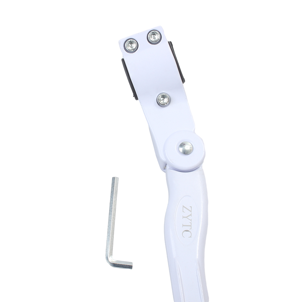 ZYTC Bike Kickstand with Allen Wrench, 24-29 Inches Adjustable White Universal Bicycle Stand Support For Bicycle Mountain Bike Road Bike ﻿