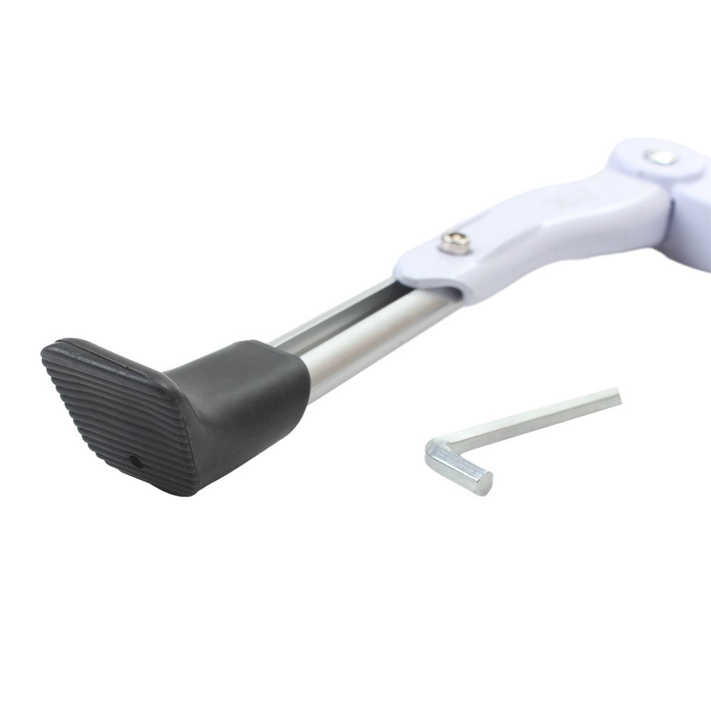 ZYTC Bike Kickstand with Allen Wrench, 24-29 Inches Adjustable White Universal Bicycle Stand Support For Bicycle Mountain Bike Road Bike ﻿