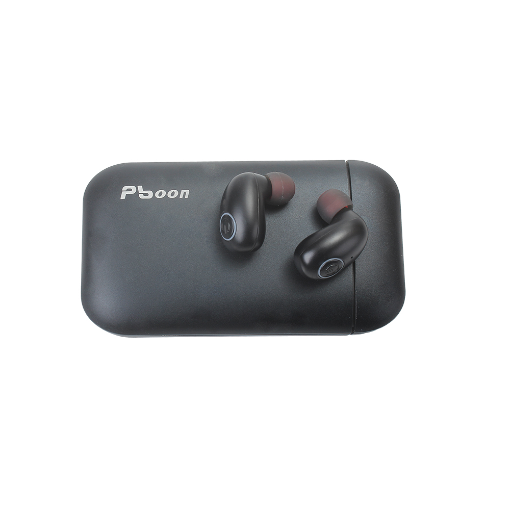 Pboon Wireless Earbuds,Sports Bluetooth Headset,Bluetooth earphones come with a charging compartment, push-pull design