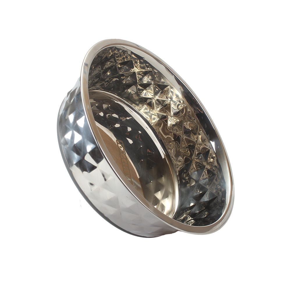 IDOGCHEW Pet Bowl,304 Stainless Steel Pet Bowl with Large Capacity Nonslip Rubber Bottom Pet Bowl