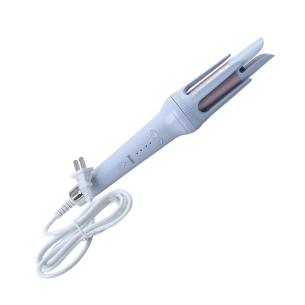 Ruina Auto Hair Curler,360° Rotating Curling Iron with 3 Temperatures,Double Anti-Scald Ceramic Curling Wand for Curly Hair Styling Ruina Auto Hair Curler,360° Rotating Curling Iron with 3 Temperatures,Double Anti-Scald Ceramic Curling Wand for Curly Hair Styling