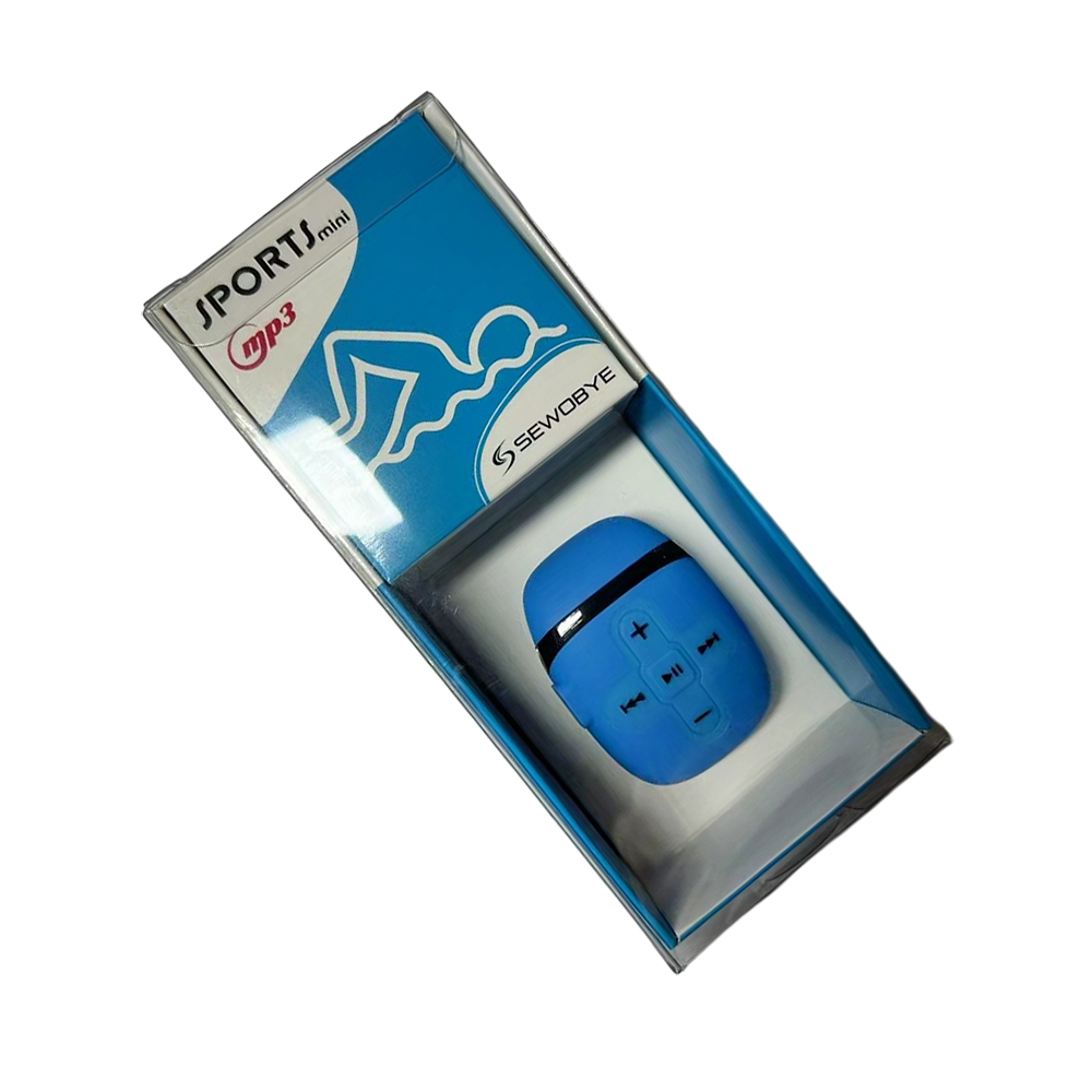 Sewobye Waterproof MP3 Player, Earphone Plug in Stereo Mini Mini MP3 Player