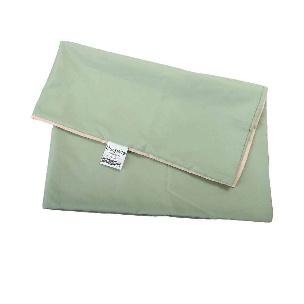 Decpace Pillow case, washed cotton, polyester, sofa/bed specific pillowcase, silk smooth fabric, skin friendly pillowcase (20 "* 30")