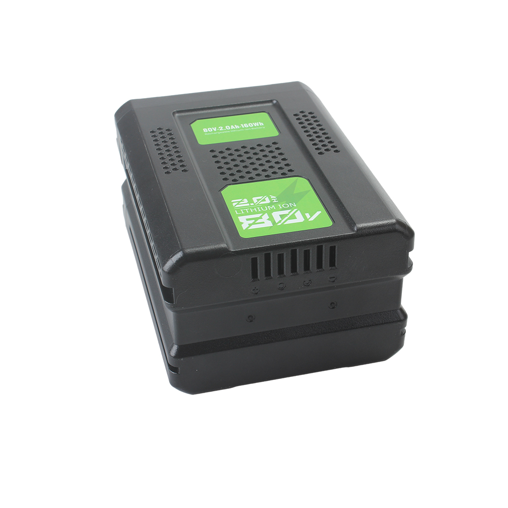 Tqh Electric Battery, 80V-2.0Ah-160Wh Rechargeable Li-Ion Battery With LED Indicator Cordless Power Tool Battery Compatible Battery For Kobalt