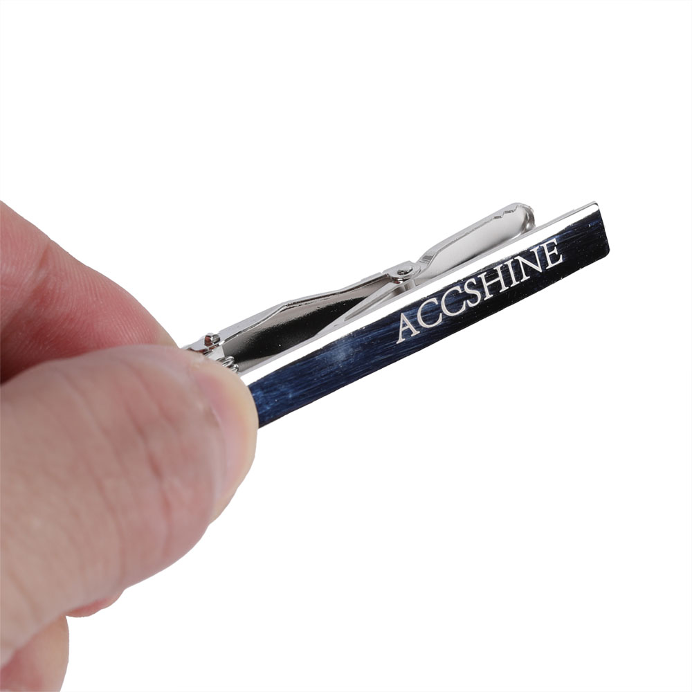 ACCSHINE Tie clips,Luxury Mens Stainless Slim Tie Pin Clip Clasp Bar office Christmas