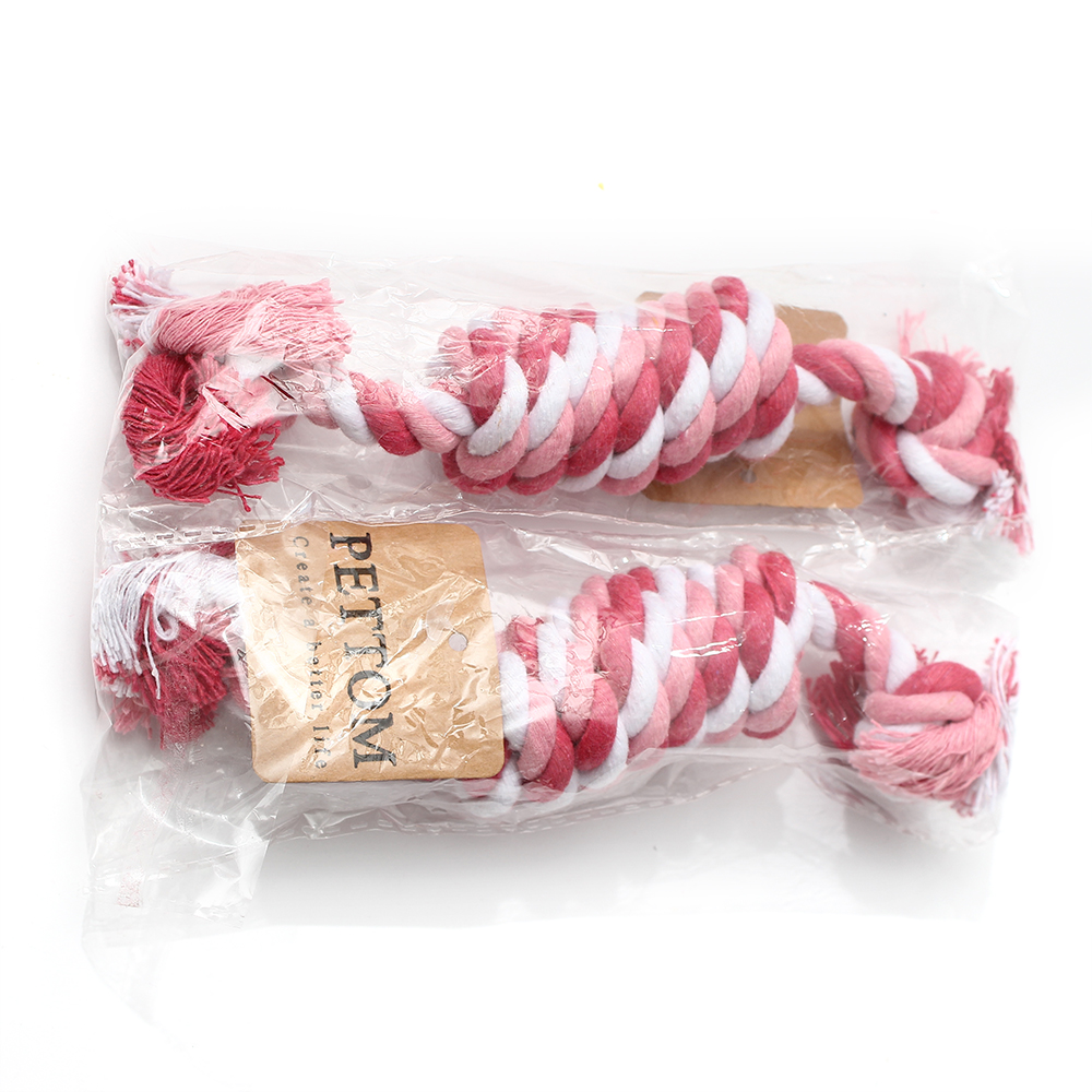 PETTOM DOG TOYS-ROPE PUPPY CHEW TOYS WASHABLE COTTON ROPE TOYS
