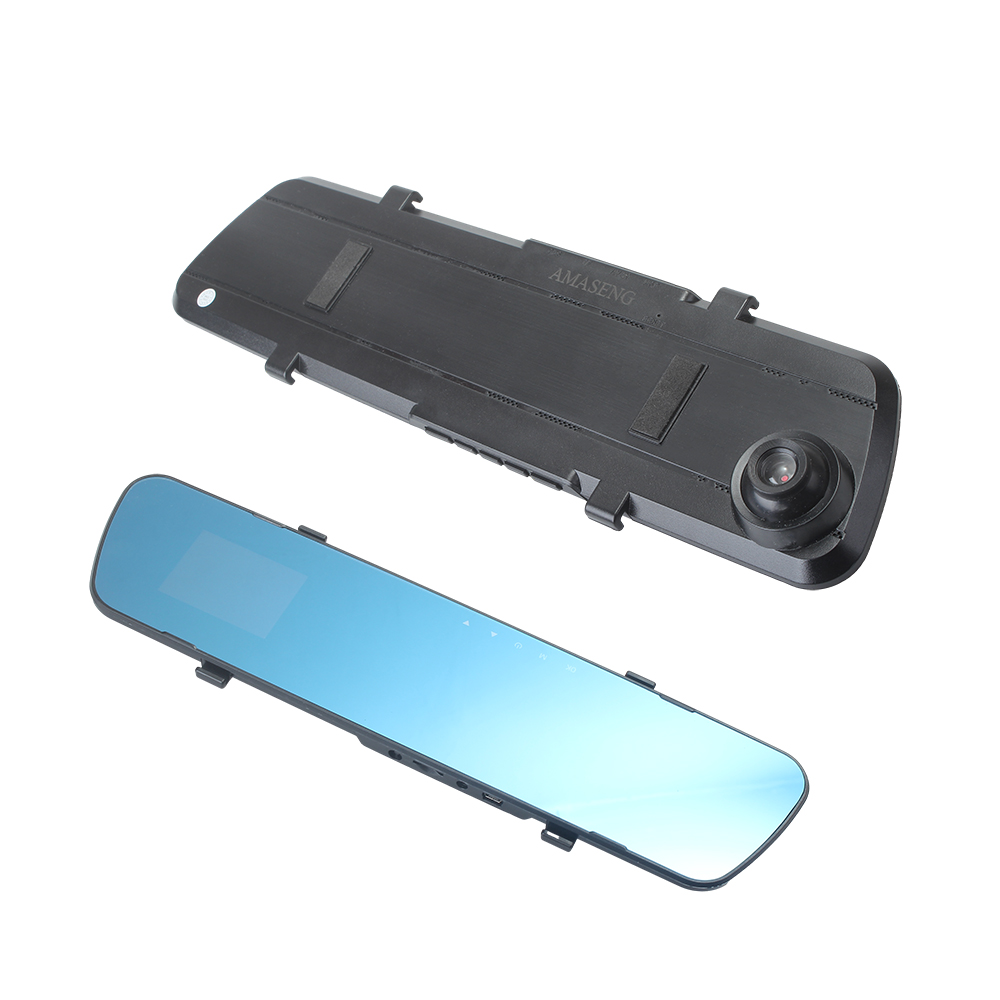 AMASENG Car recorder, high-definition driving recorder, reverse image, 360 ° C night vision, 24-hour