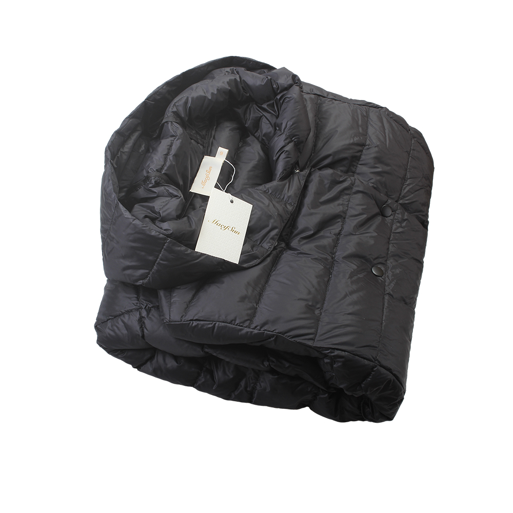 MACYSUN Women's Wind coats,Long Winter Coat Warm Puffer, Long Slim Down Jacket with hat