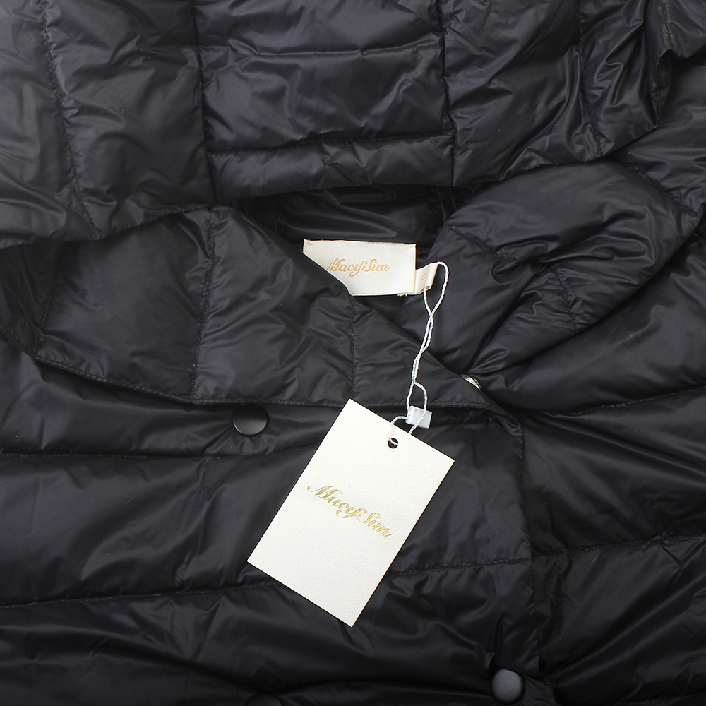 MACYSUN Women's Wind coats,Long Winter Coat Warm Puffer, Long Slim Down Jacket with hat