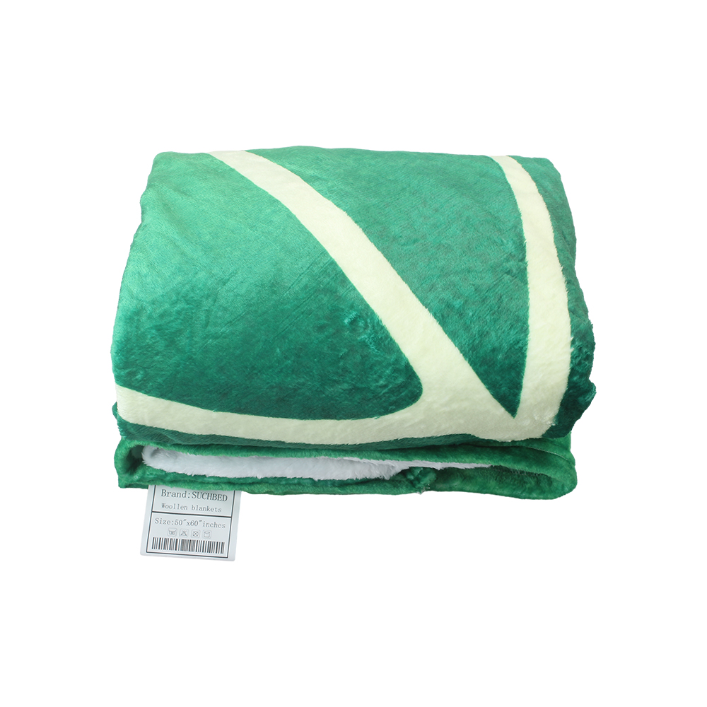SUCHBED Woollen Blankets, Warm Reversible Blanket for Winter, No Shedding, No Pilling, Ultra Soft Fuzzy Blanket for Bed Sofa Couch(50"x60")