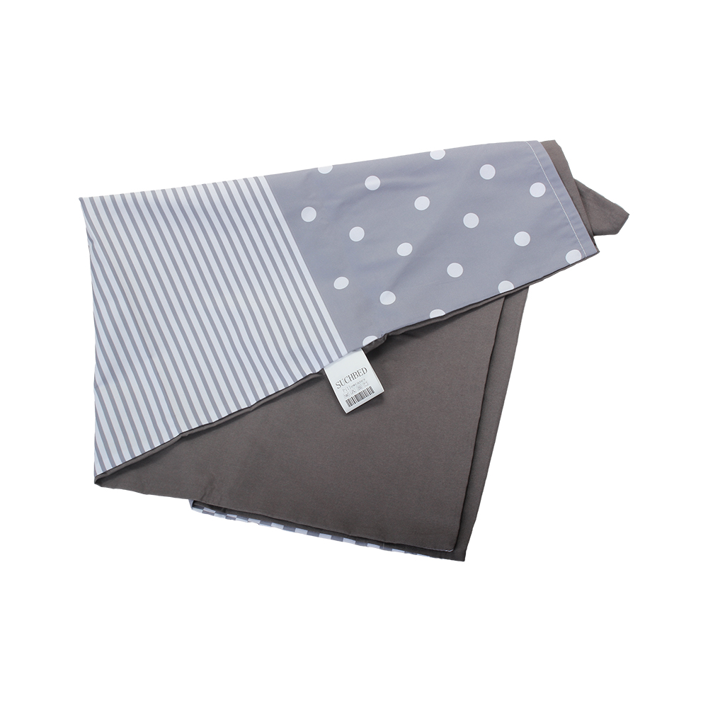 SUCHBED Pillowcases, 100% Cotton Striped thickened Pillowcase,Soft & Breathable,Pillow Cases Standard Size Set of 2 (20" x 30")