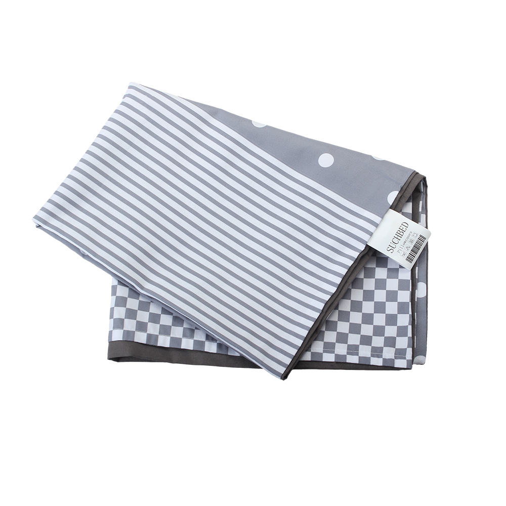 SUCHBED Pillowcases, 100% Cotton Striped thickened Pillowcase,Soft & Breathable,Pillow Cases Standard Size Set of 2 (20" x 30")