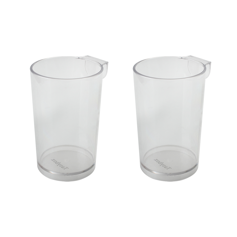 Tasybox Acrylic Cups, Unbreakable Plastic Mugs,Reusable Plastic Drinking Glasses for Home & Outdoors (10oz)