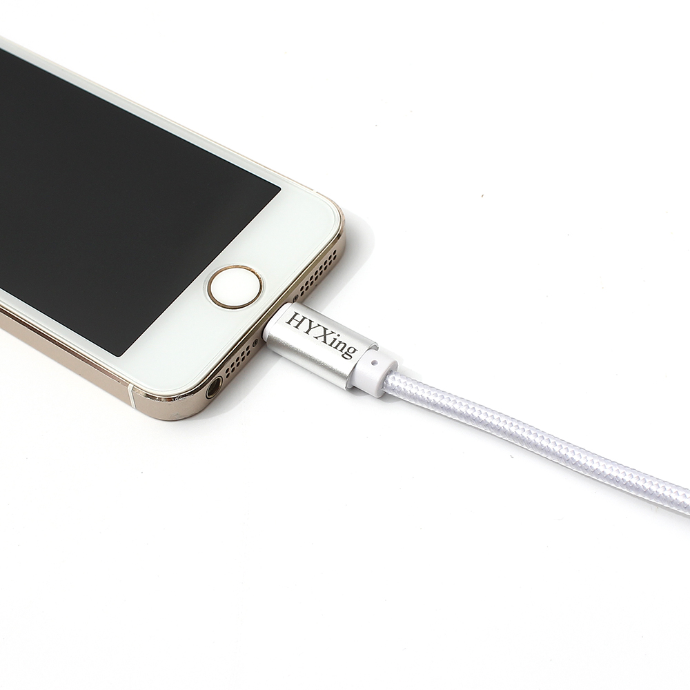 HYXing USB cables,5 Pack 8-INCH USB Data Cable Quick Charger.