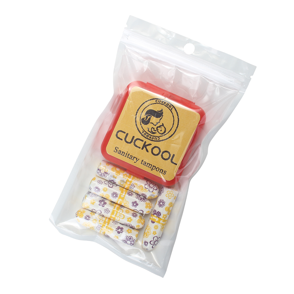 CUCKOOL Sanitary tampons, Regular and Super Absorbency, BPA-Free, Chlorine Free,Unscented,leak proof,for night and daily use