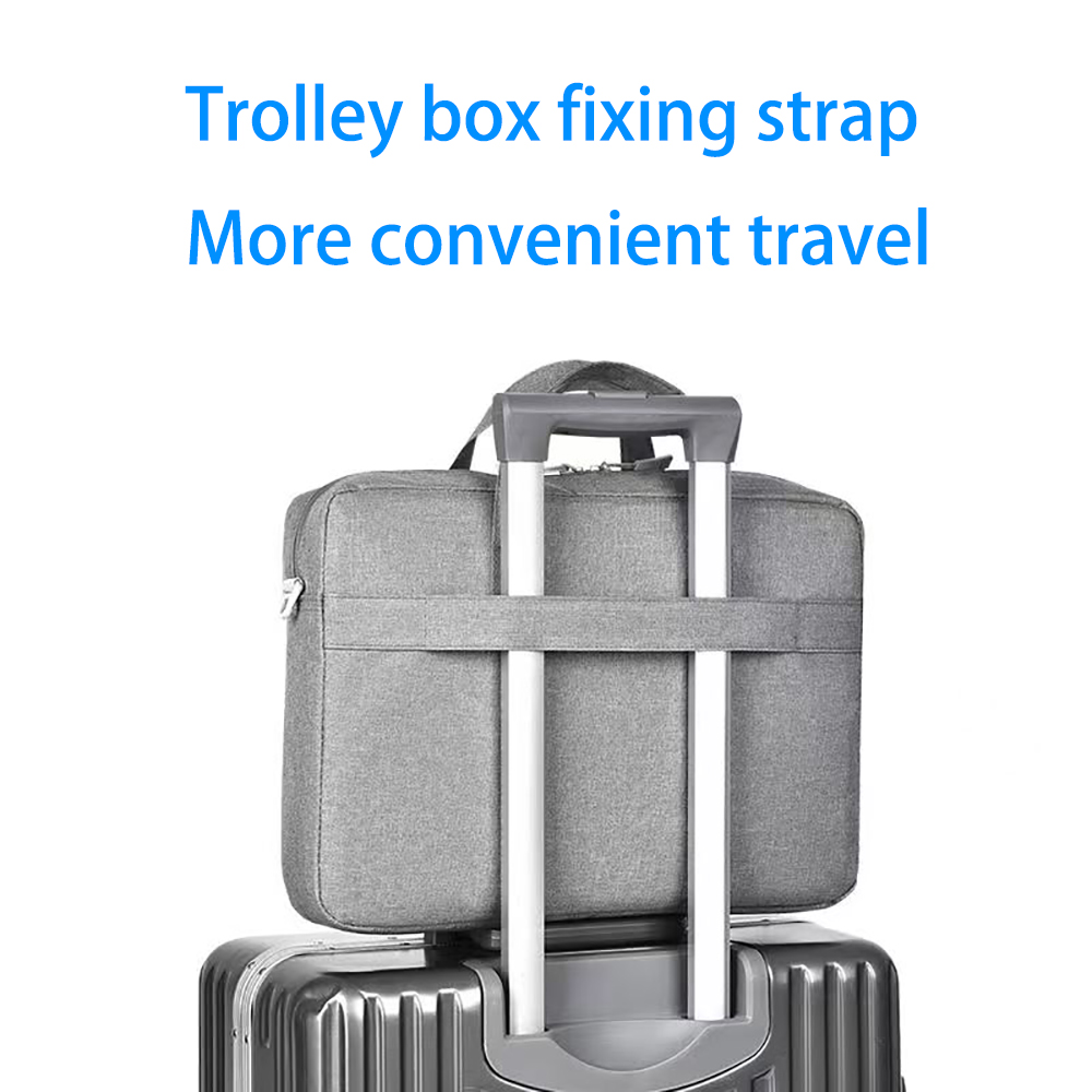 Maxoner Briefcase Computer Case 16 inch Diagonal Straddle Handheld Thickened Computer Case