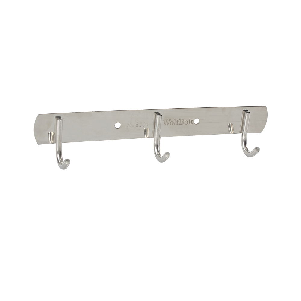 WolfBolt Clothes hooks of metal , 304 stainless steel perforated hook, multi-purpose