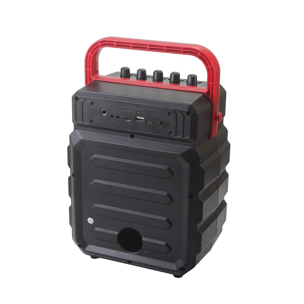 soulycin Speaker indoor and outdoor camping square dance suitcase speaker wireless Bluetooth intelligent speaker