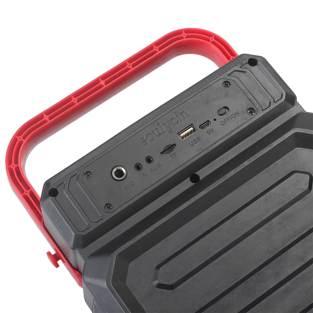 soulycin Speaker indoor and outdoor camping square dance suitcase speaker wireless Bluetooth intelligent speaker