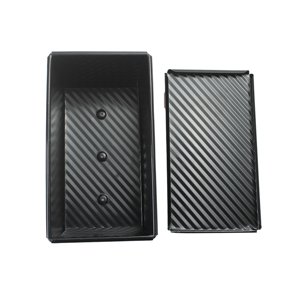 WISER HOME Kitchen baking tray, cookware, 1 lb Non-Stick Bread Toast Mold,Carbon Steel Bread Toast Mold with lid