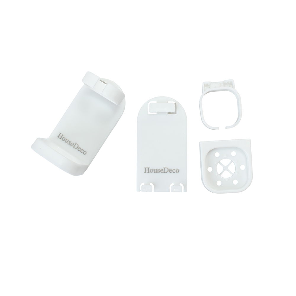 HouseDeco Toothbrush holder, Self-Adhesive Wall-Mounted toothbrush storage rack, for Bathroom