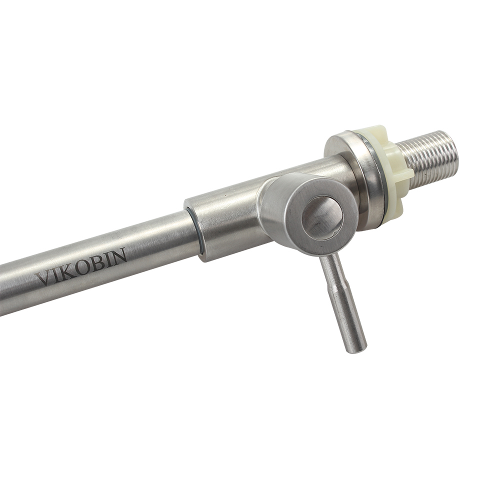 VIKOBIN Special faucet for kitchen, 360 Degree Swivel stainless steel faucet, Bar Deck Mount Cold Faucet,Cold Water Only Kitchen Faucet