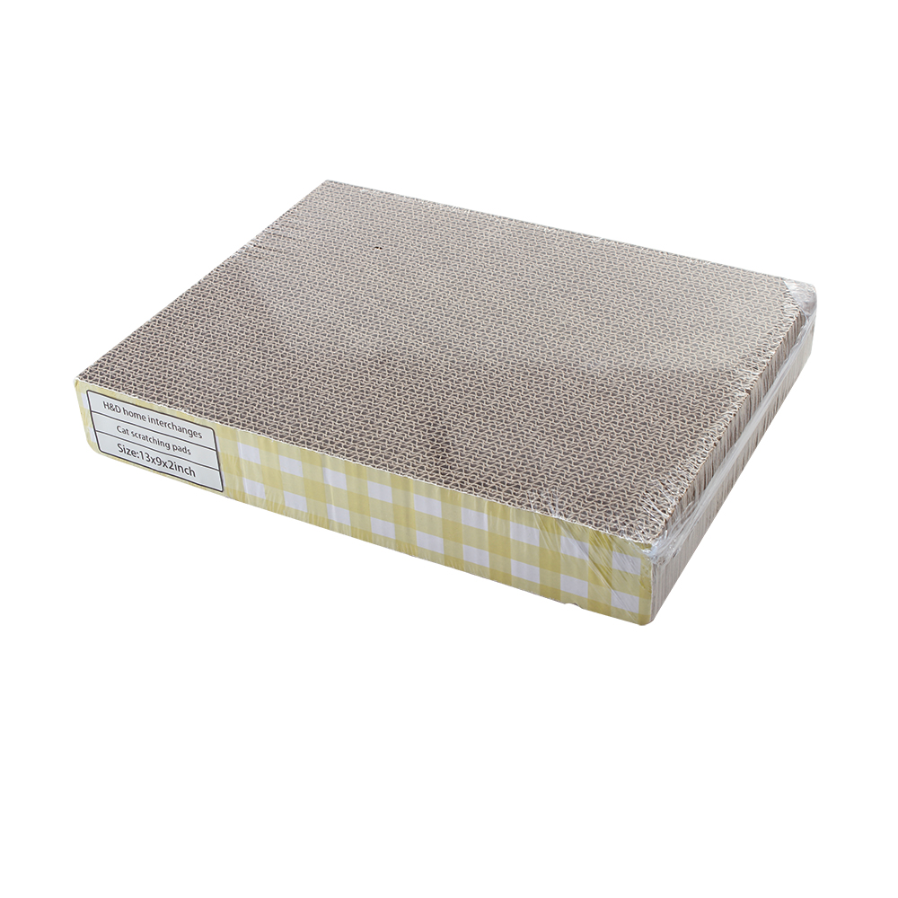 H&D home interchanges Cat scratching pads, 3 Packs Reversible Scratcher Cardboard for Indoor Cats Sleep Play and Grind Claws