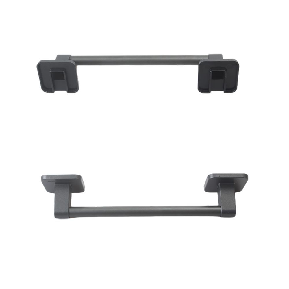 H&D home interchanges Bathroom towel rack, Self-Adhesive Towel Holder,No Drilling Towel rack for bathroom bedroom, stainless steel black