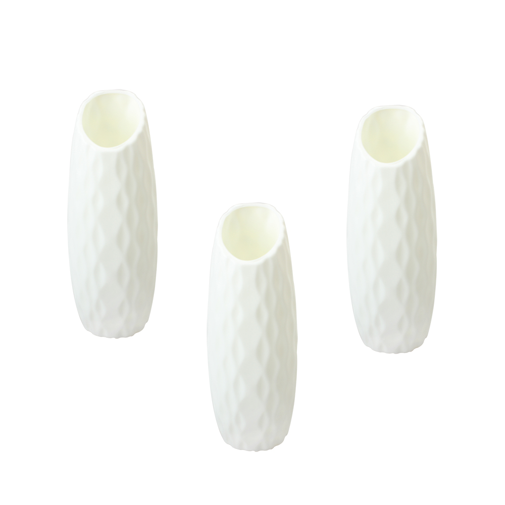 AJIJING Vase plastic anti drop slant mouth living room bedroom ornament vase