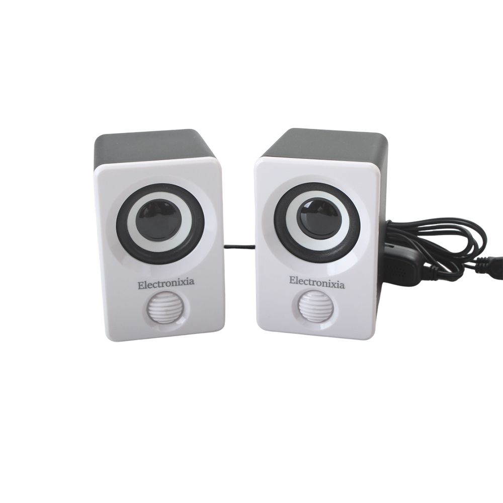 Electronixia Loud speakers,3.5 mm Audio and USB Interface,Portable Mini Speaker for Laptop PC Phones Tablets Gaming Speakers