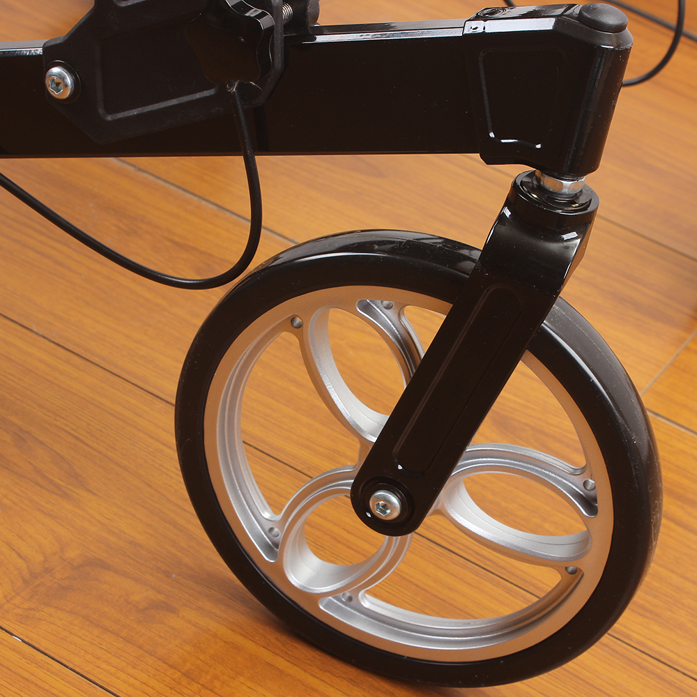 HEPO Casters for shopping trolleys, lightweight trolleys Set,Suitable for Folding Rolling trolleys(Front Wheels 10 Inches-2pcs, Rear Wheels 8 Inches-2pcs)