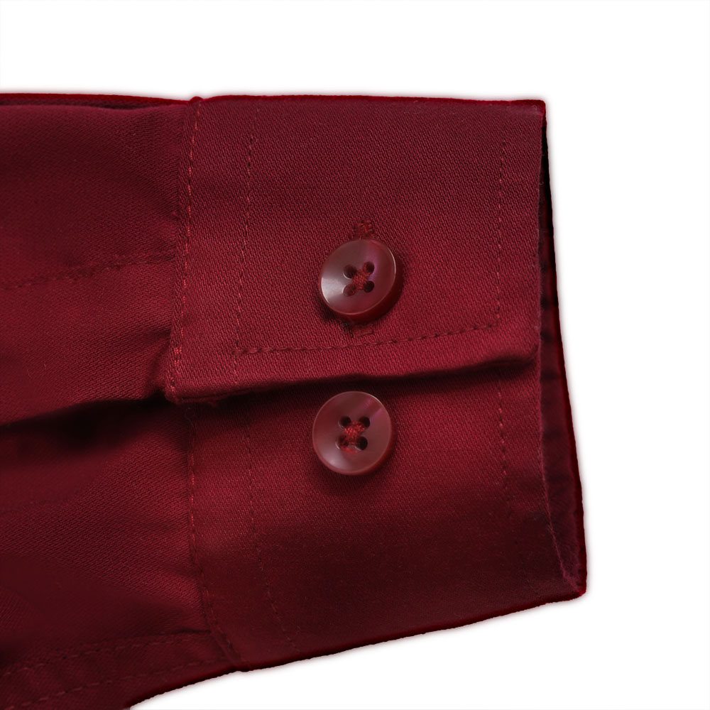 Manvelous Shirts, Men's wine red Long Sleeve Shirt XL