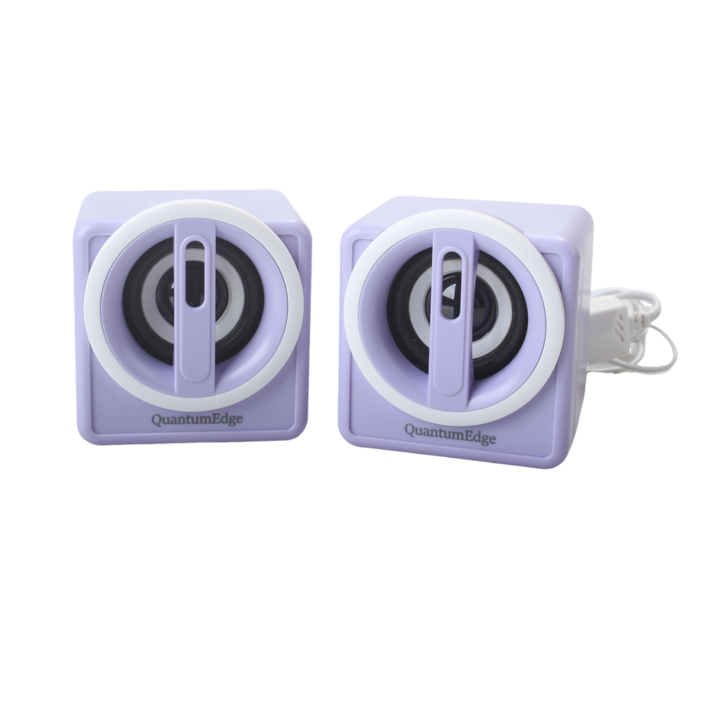 QuantumEdge Audio speaker desktop computer laptop speaker USB wired audio desktop ornament computer audio speaker