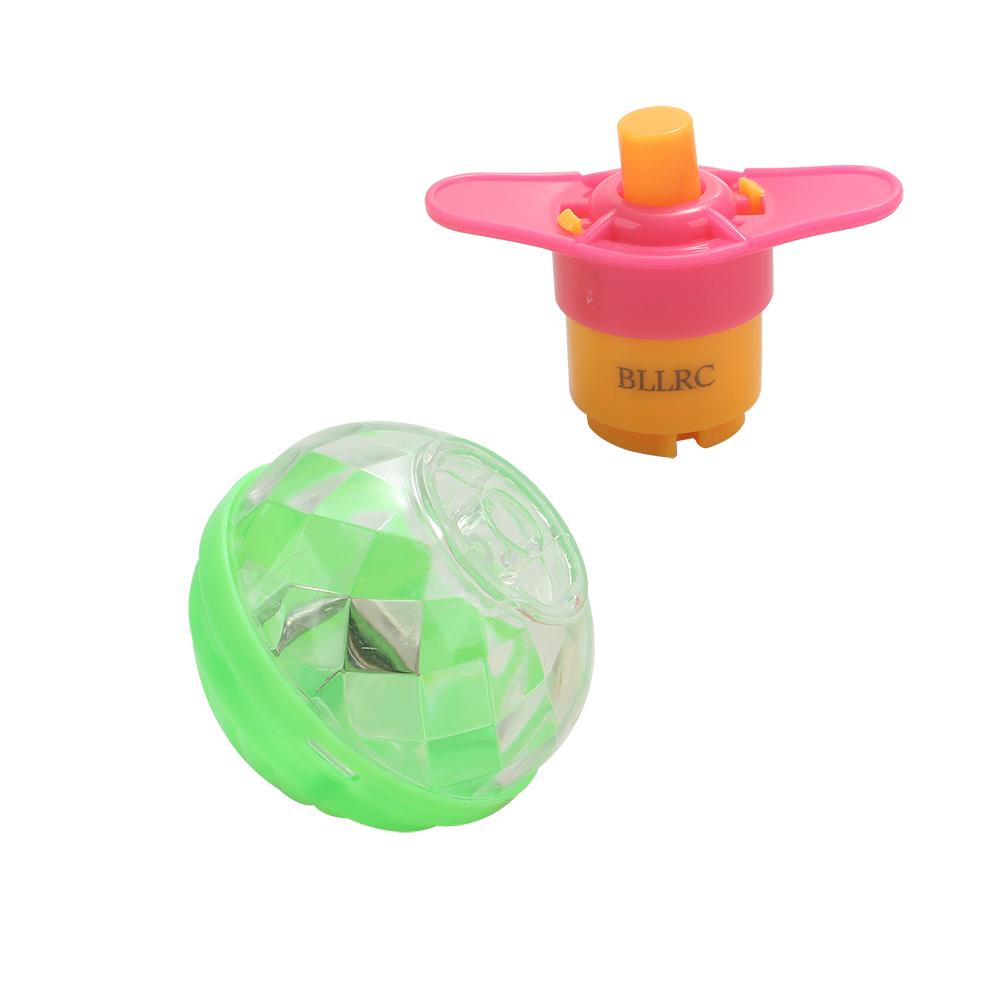 BLLRC Spinning tops Children's Toy LED Flash Gyroscope Ejection Loose Toy