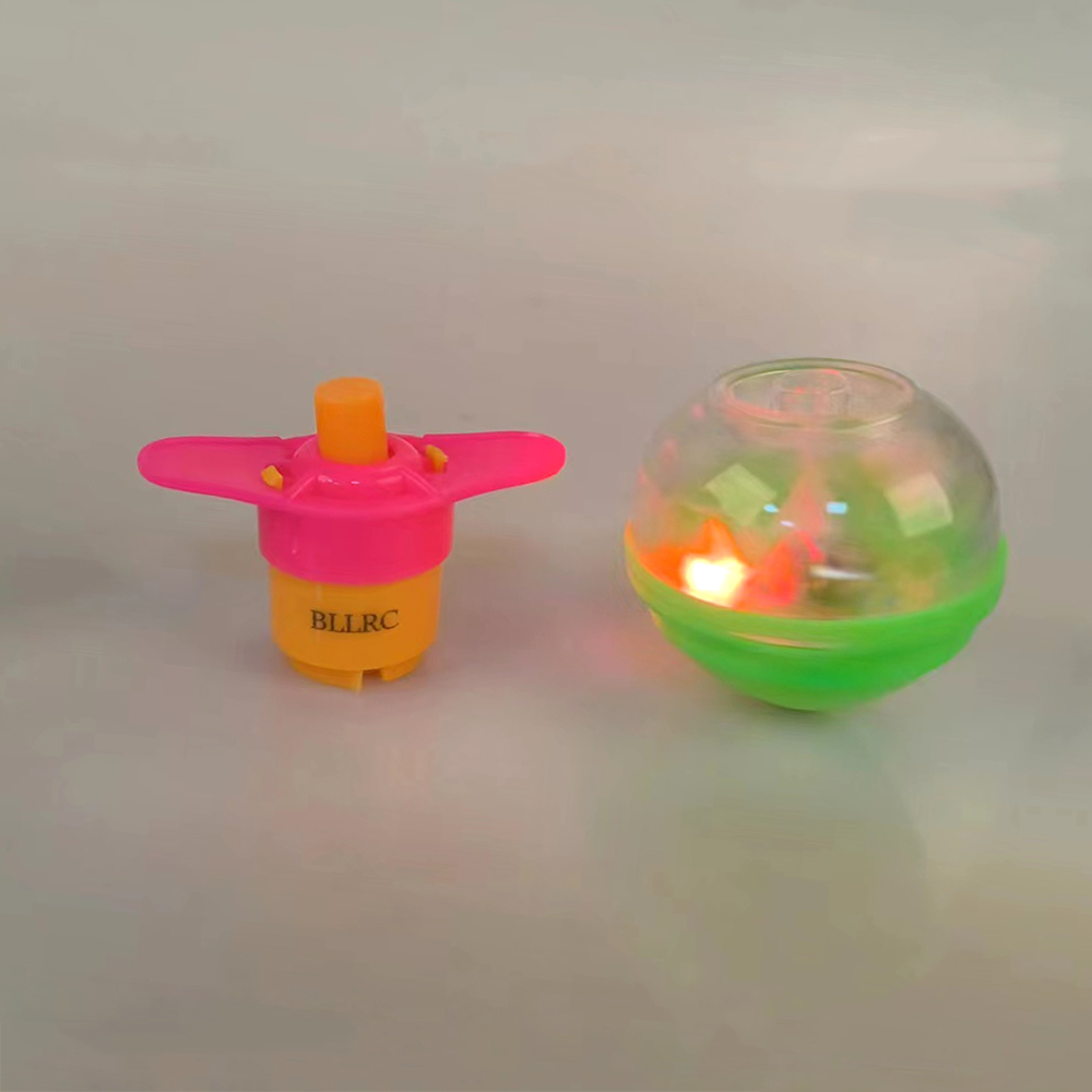 BLLRC Spinning tops Children's Toy LED Flash Gyroscope Ejection Loose Toy