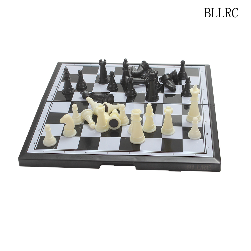 BLLRC 9.84"International Chess Game Mini Foldable Mat Magnetic Chess Set BLLRC 9.84"International Chess Game Mini Foldable Mat Magnetic Chess Set 