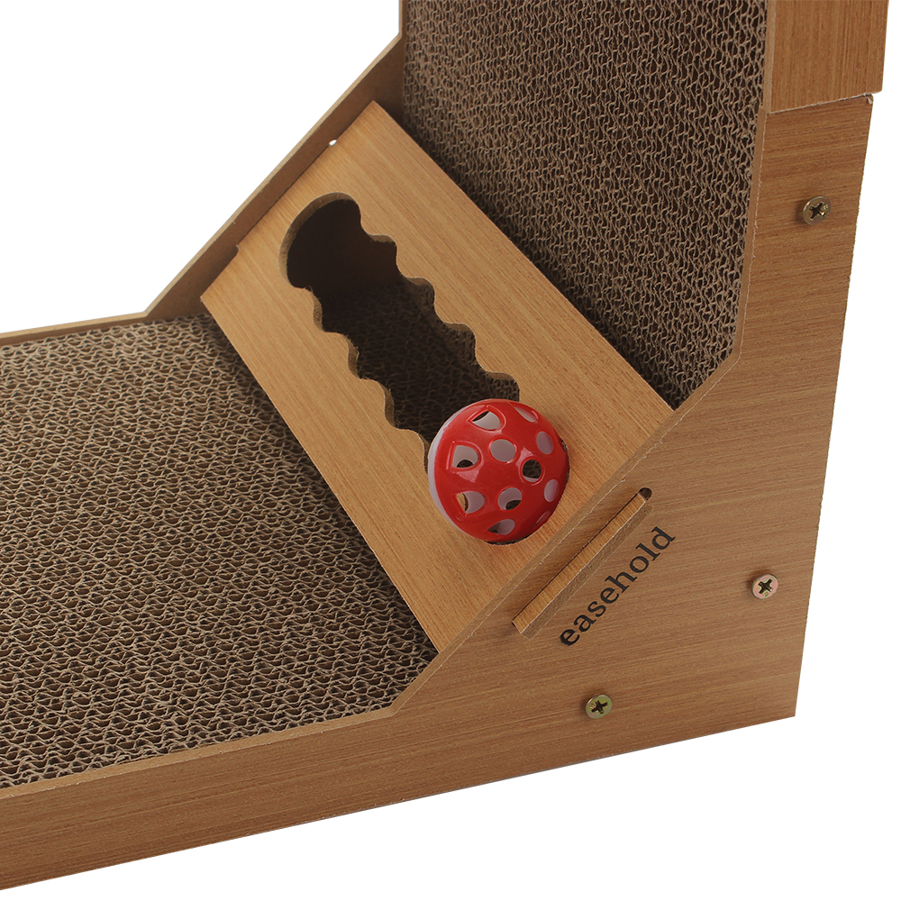 easehold L-shaped cat scratch board indoor protective furniture cat scratch board cardboard