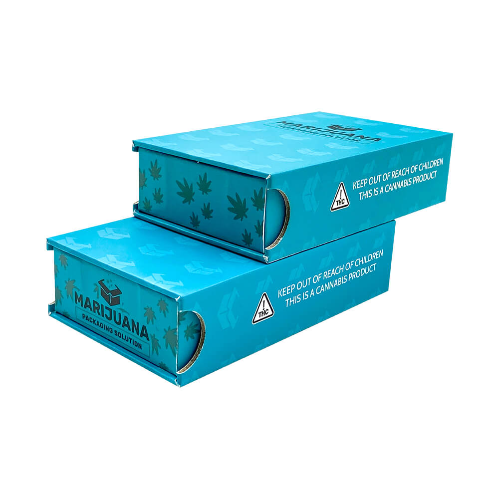 MARIJUANA PACKAGING SOLUTION Child Resistant Pre-Rolls Packaging Box