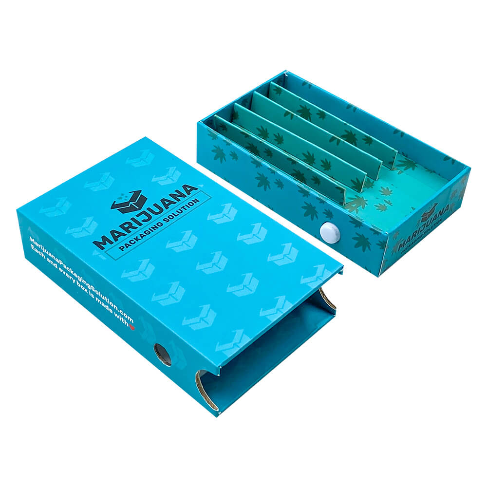 MARIJUANA PACKAGING SOLUTION Child Resistant Pre-Rolls Packaging Box