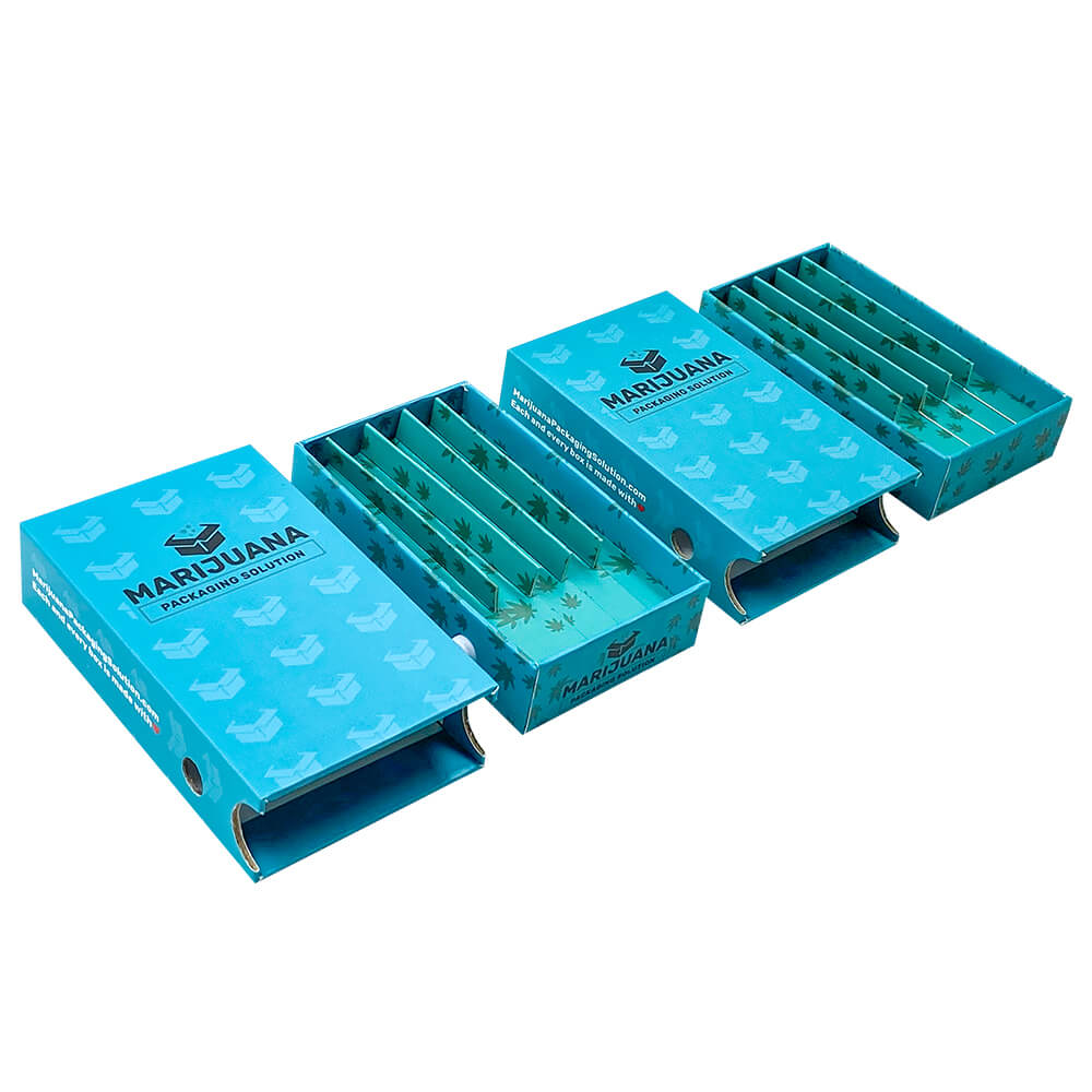 MARIJUANA PACKAGING SOLUTION Child Resistant Pre-Rolls Packaging Box