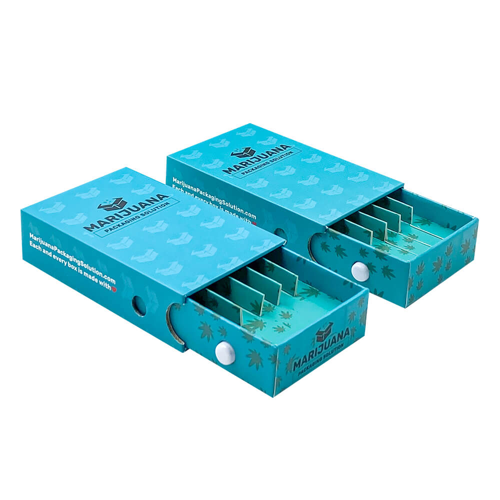 MARIJUANA PACKAGING SOLUTION Child Resistant Pre-Rolls Packaging Box