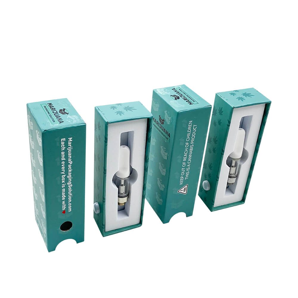 MARIJUANA PACKAGING SOLUTION Windowless CR Packaging Box for Cartridges
